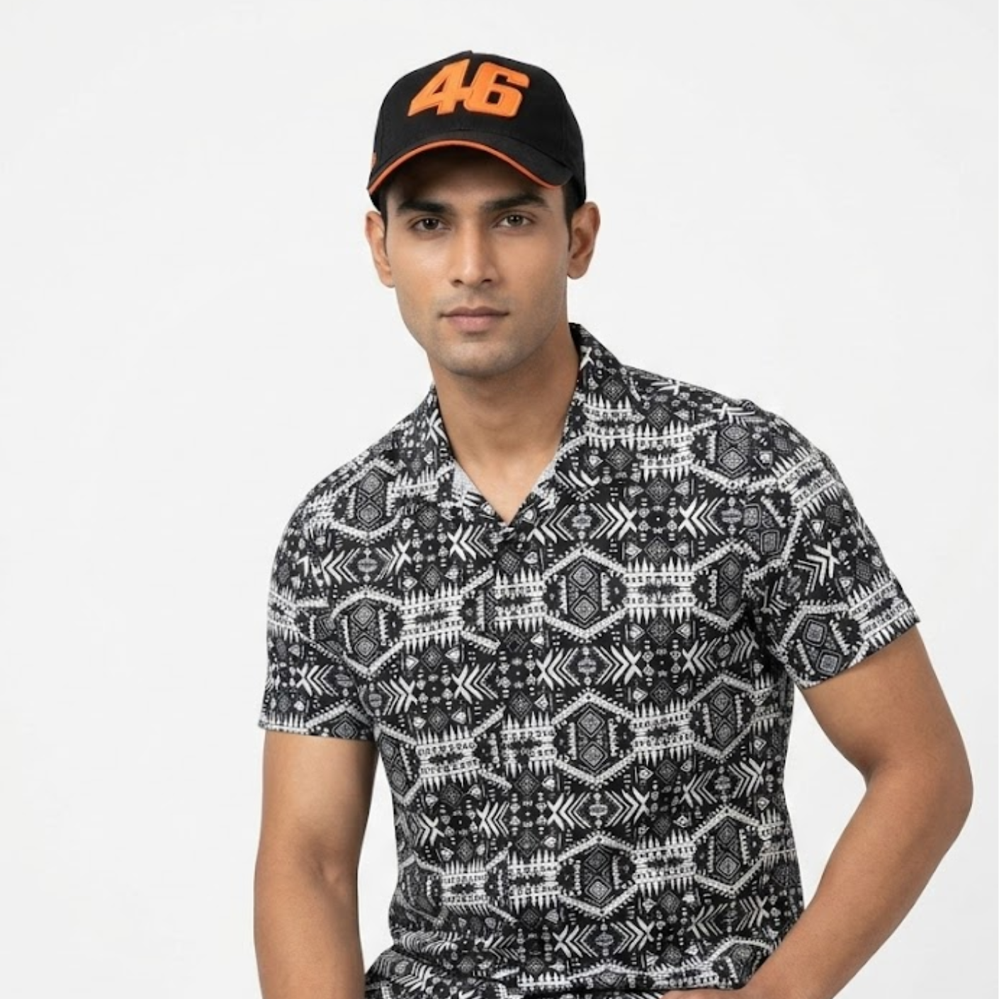 Black White Indie Pattern