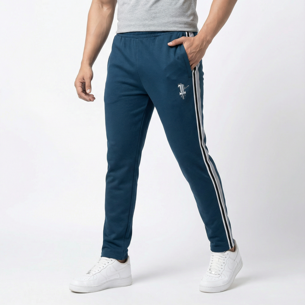 Blue Track Pant