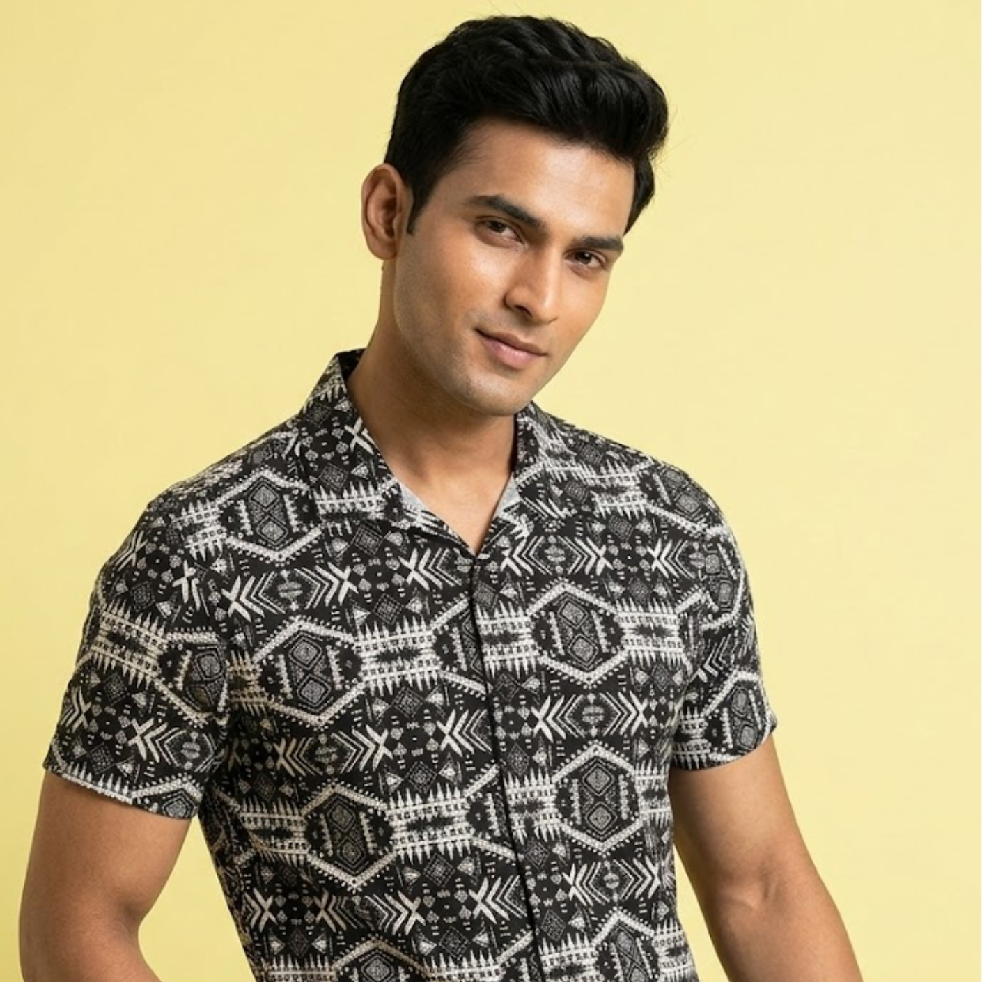Black White Indie Pattern