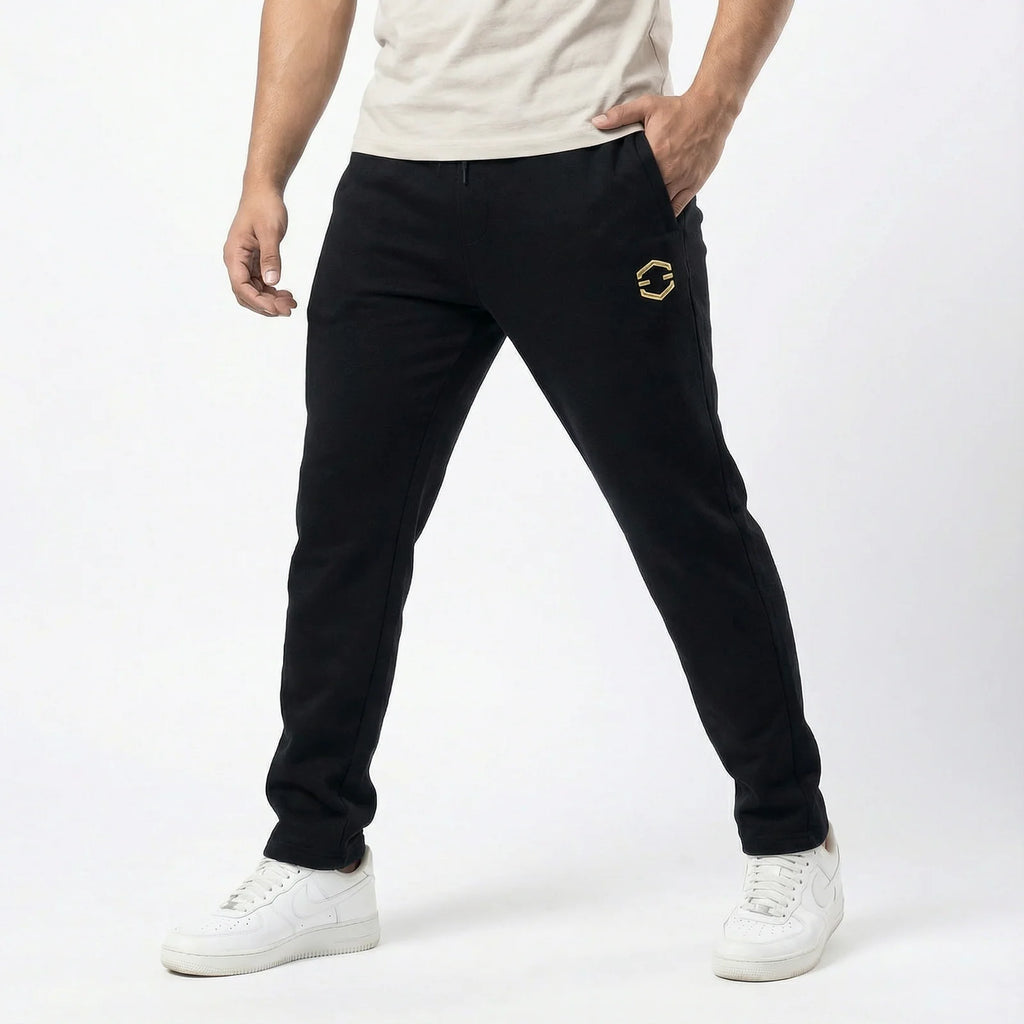 Gerleans White T-shirt + 94 Degree Black Track Pant