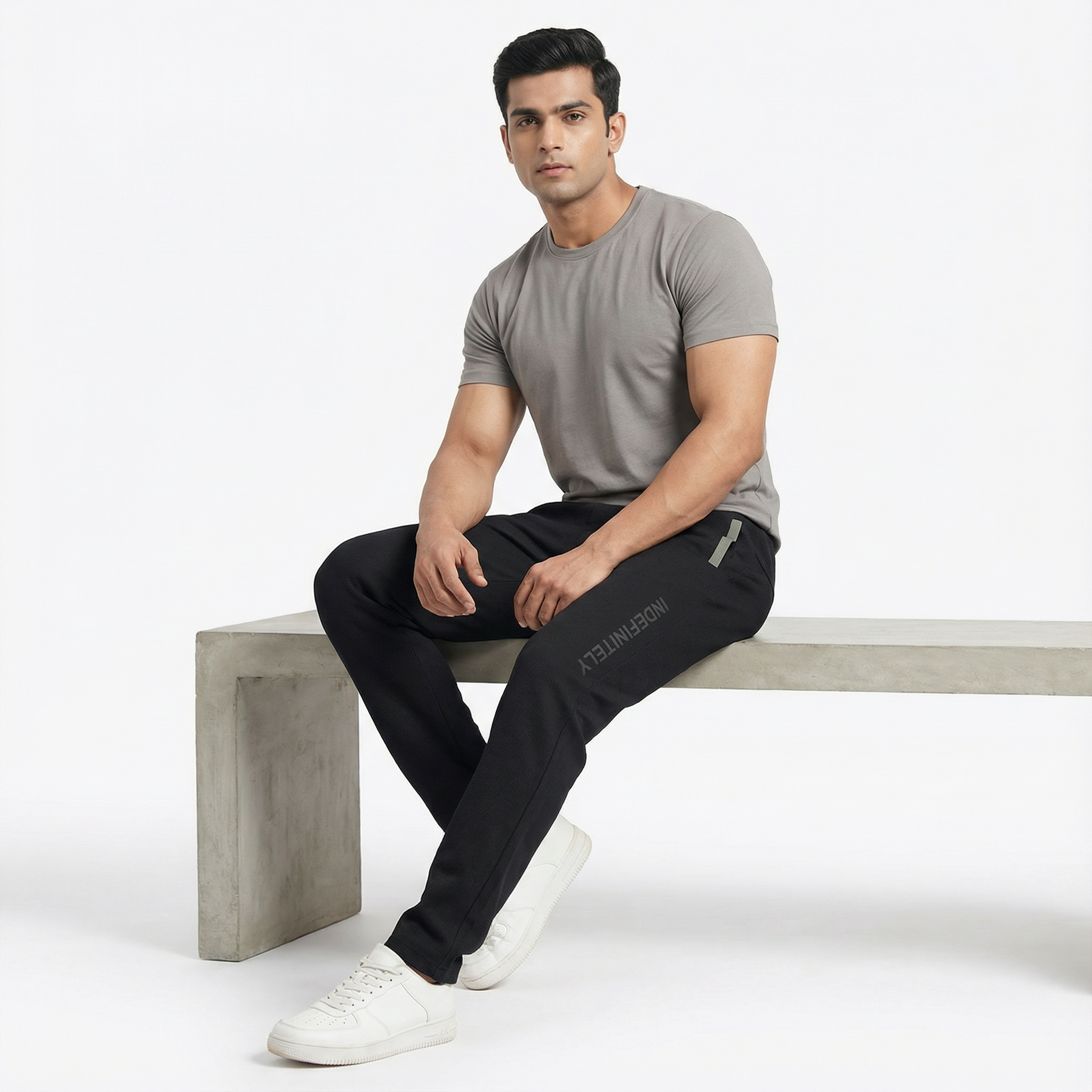 Indefinitely Black Track Pant