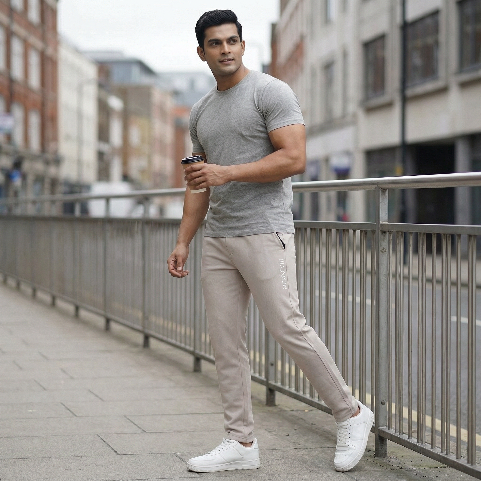 MCM Beige Track Pant