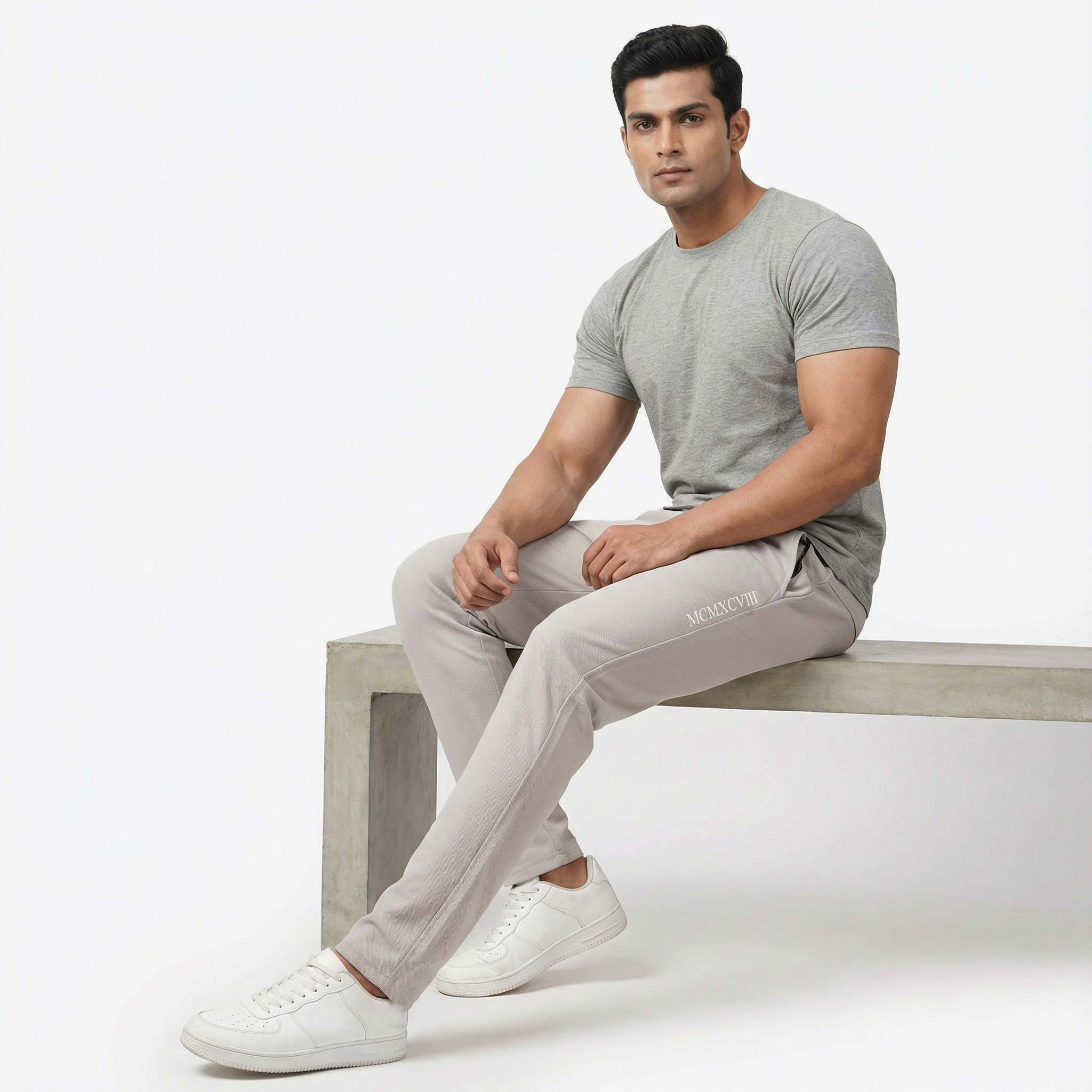 MCM Beige Track Pant