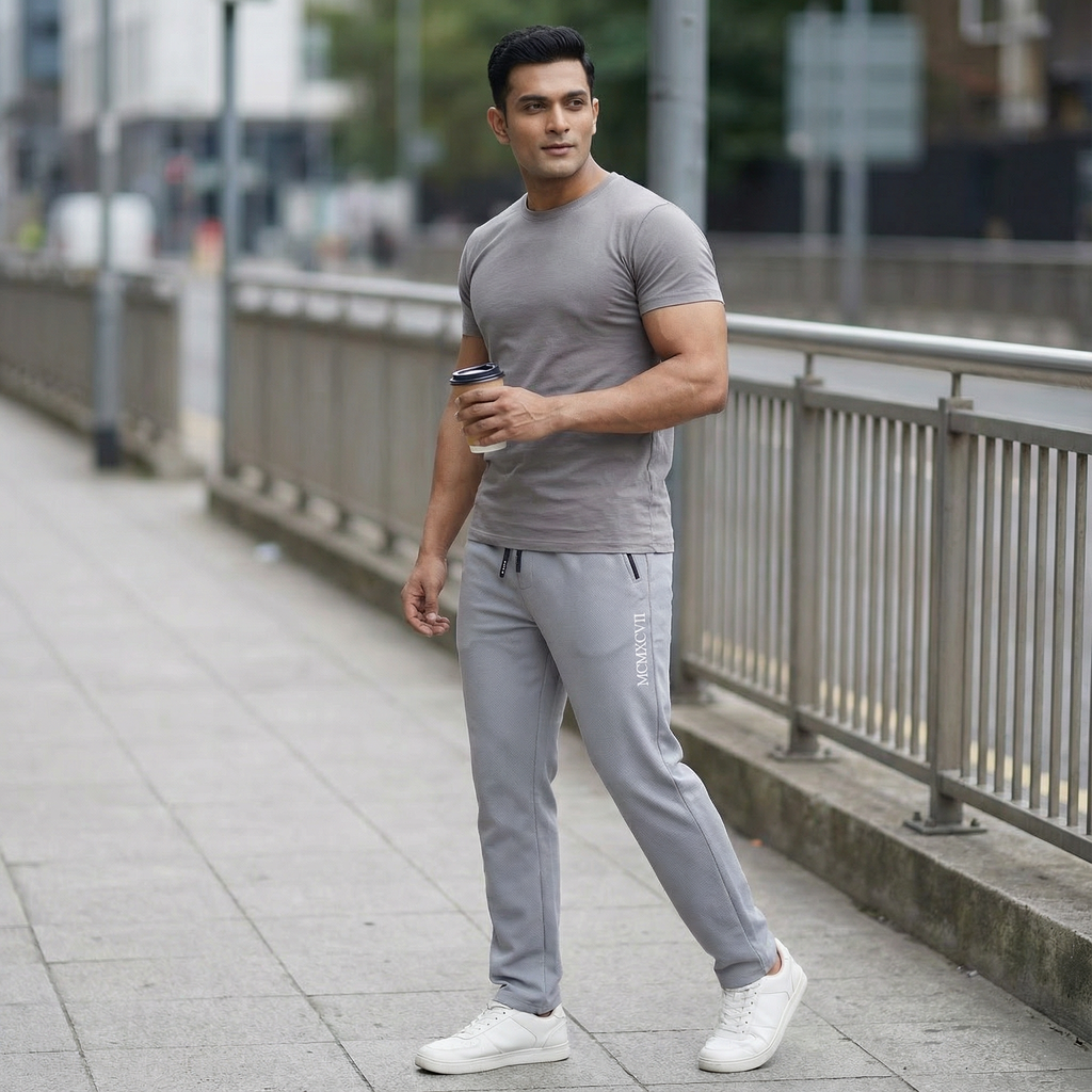 MCM Grey Track Pant