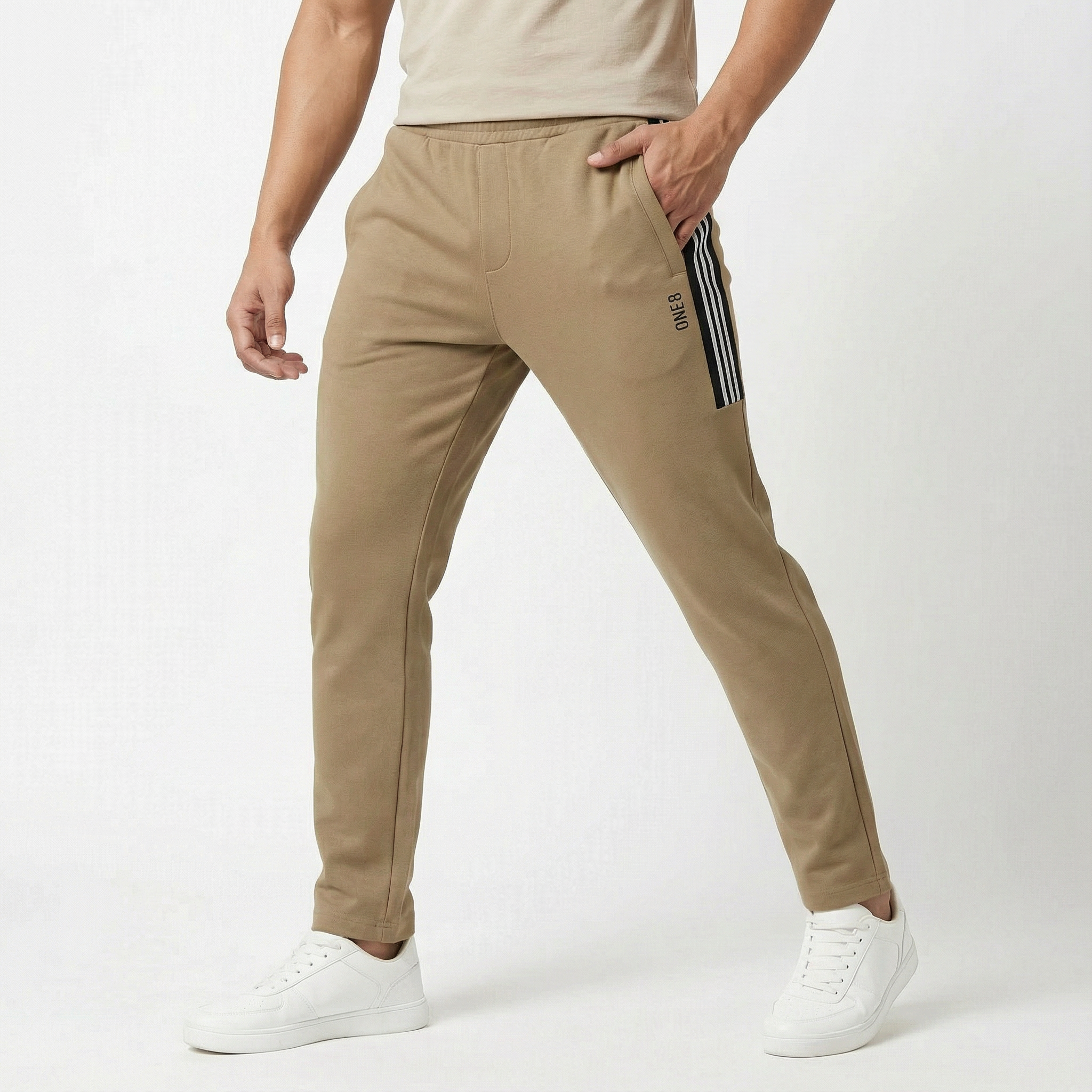 One 98 Khaki Track Pant