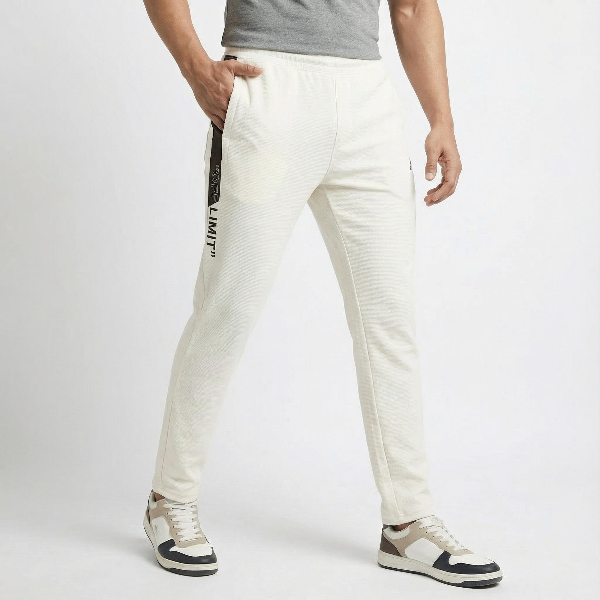 Off Limit Off White Track Pant