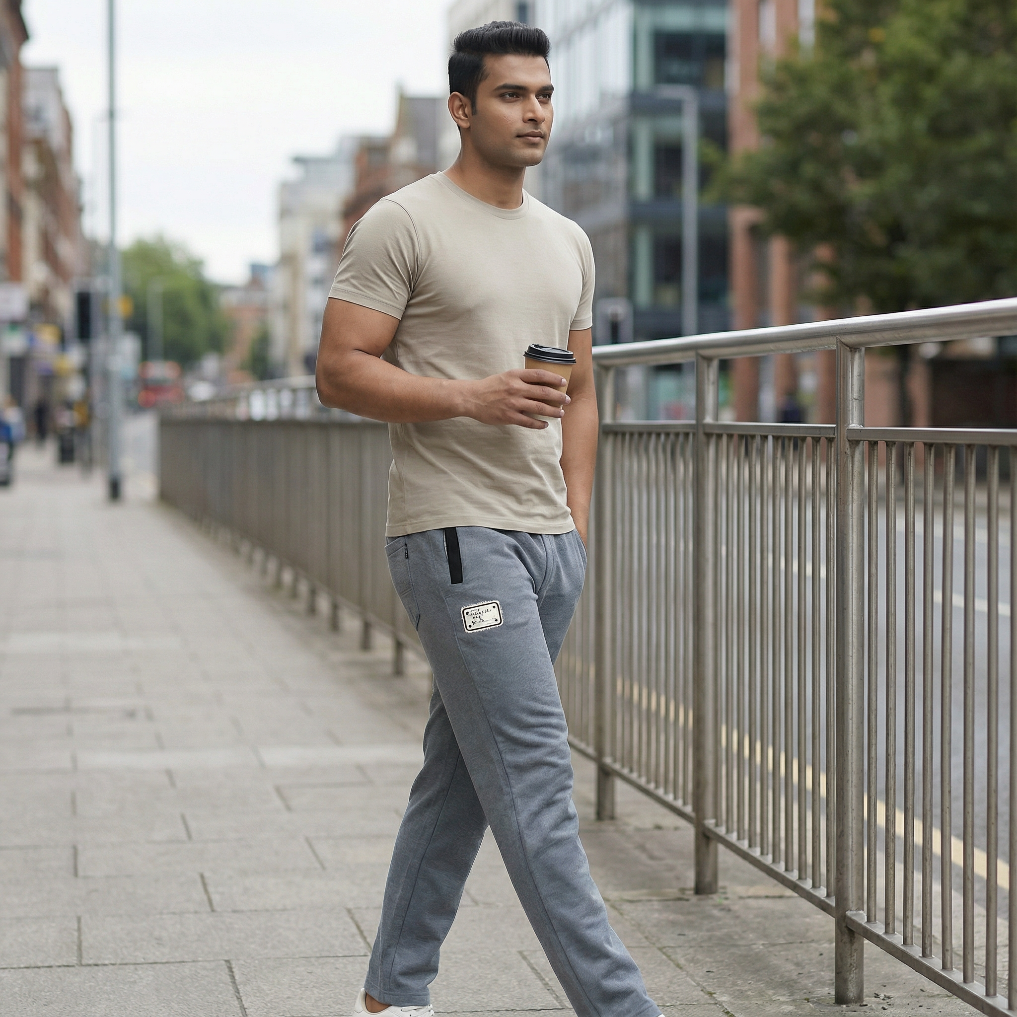 SU Grey Track Pant