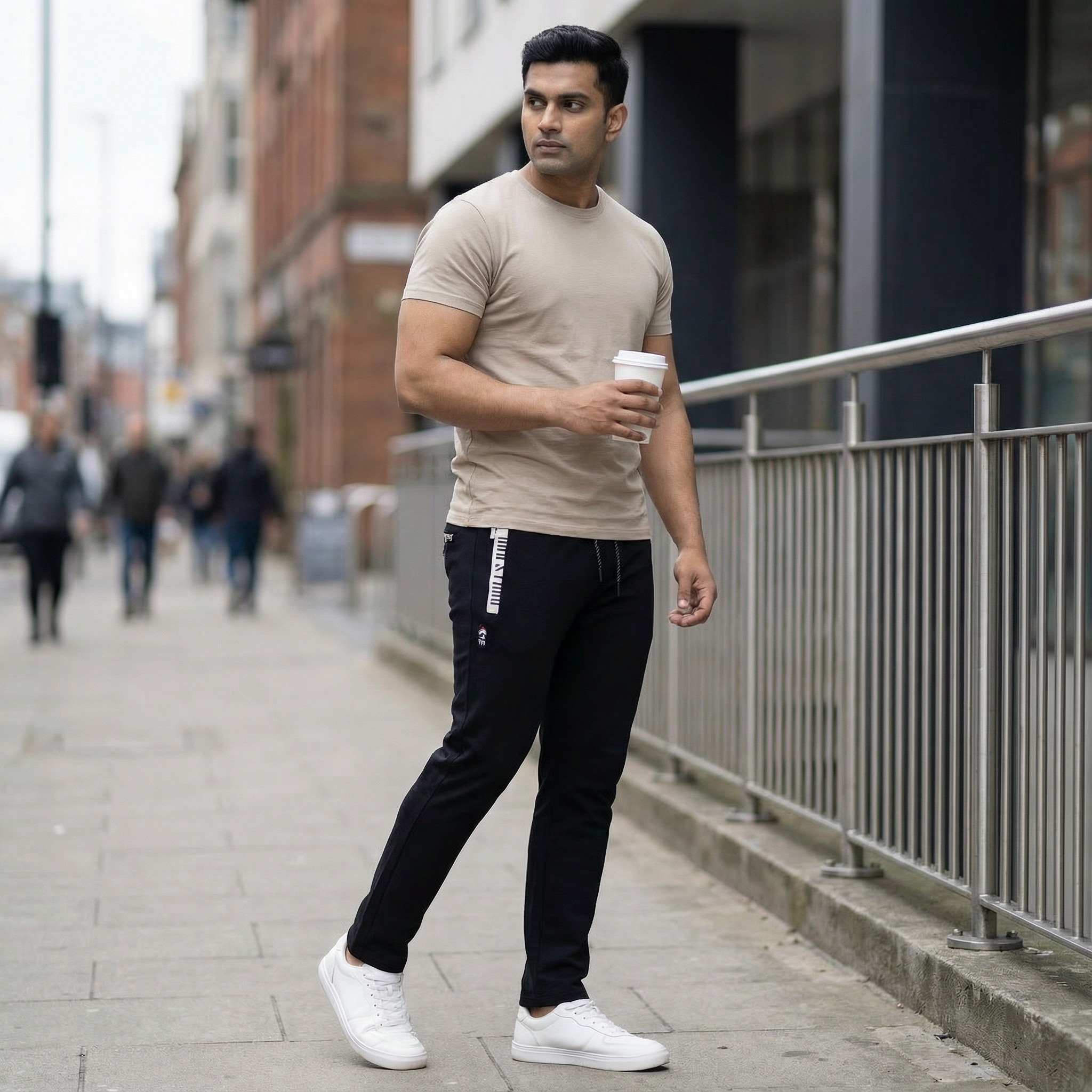 Since 1998 Black Track Pant