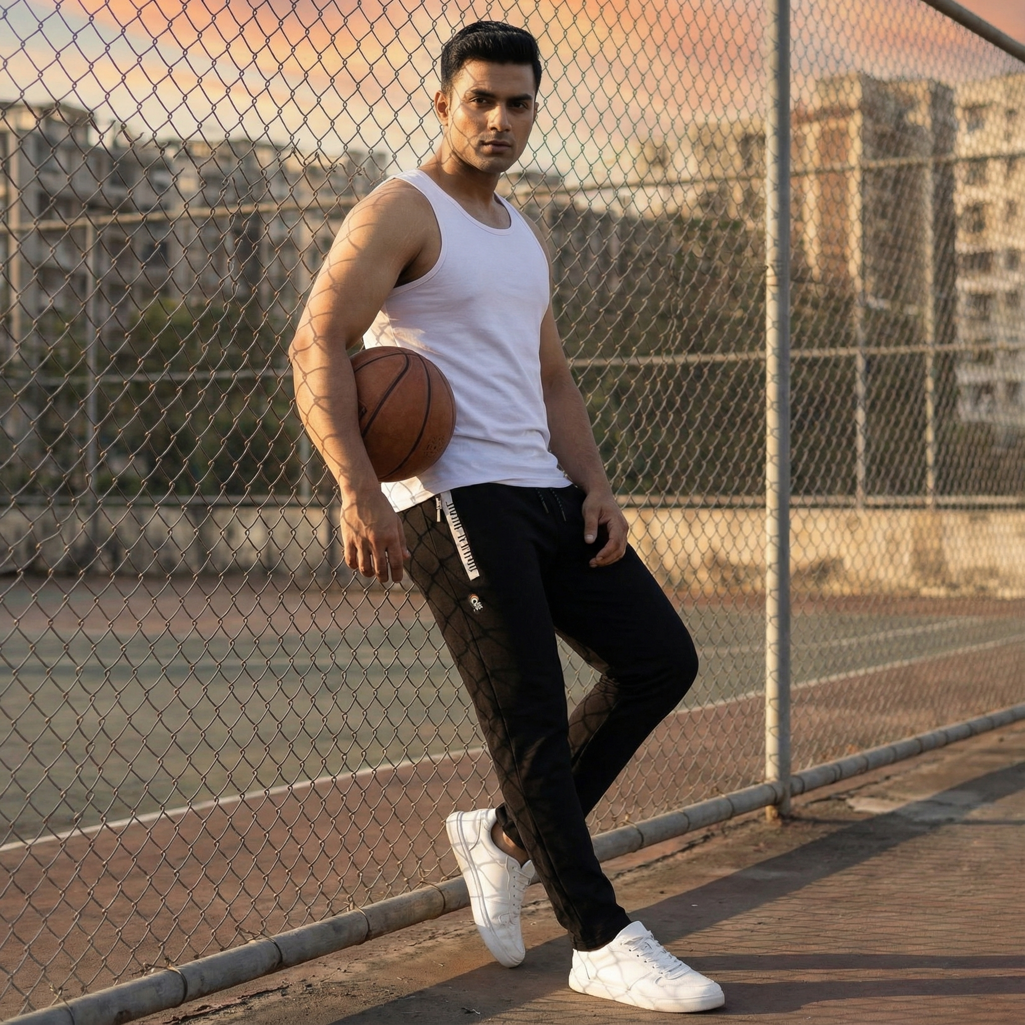 Since 1998 Black Track Pant