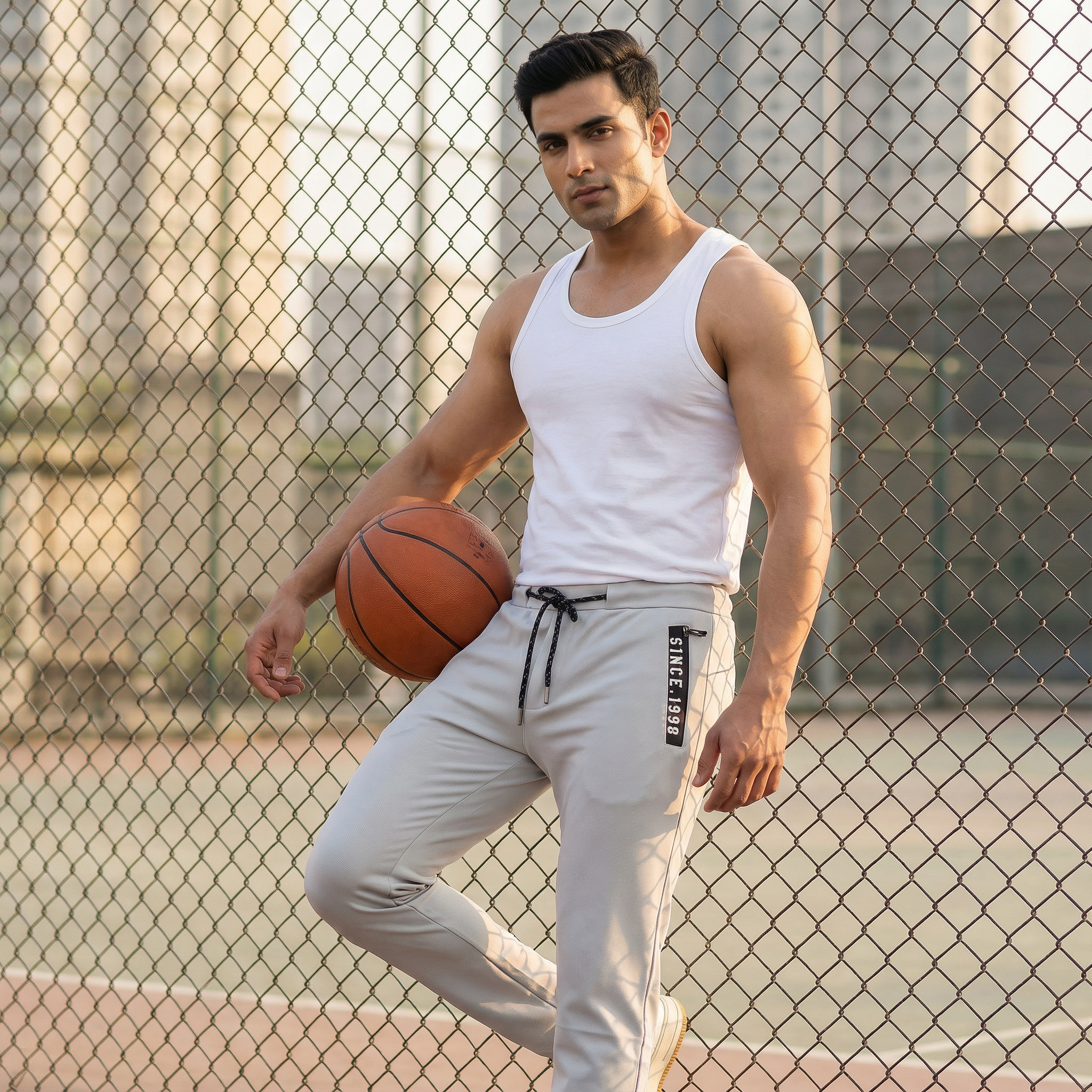 Since 1998 Light Grey Track Pant