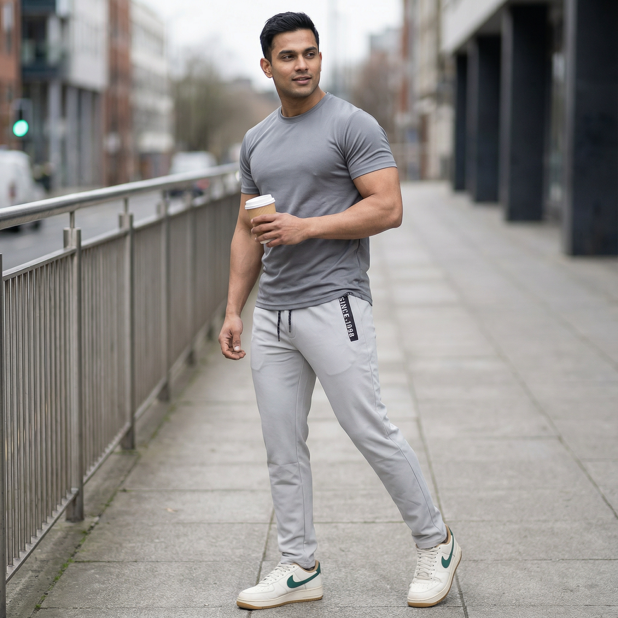 Since 1998 Light Grey Track Pant