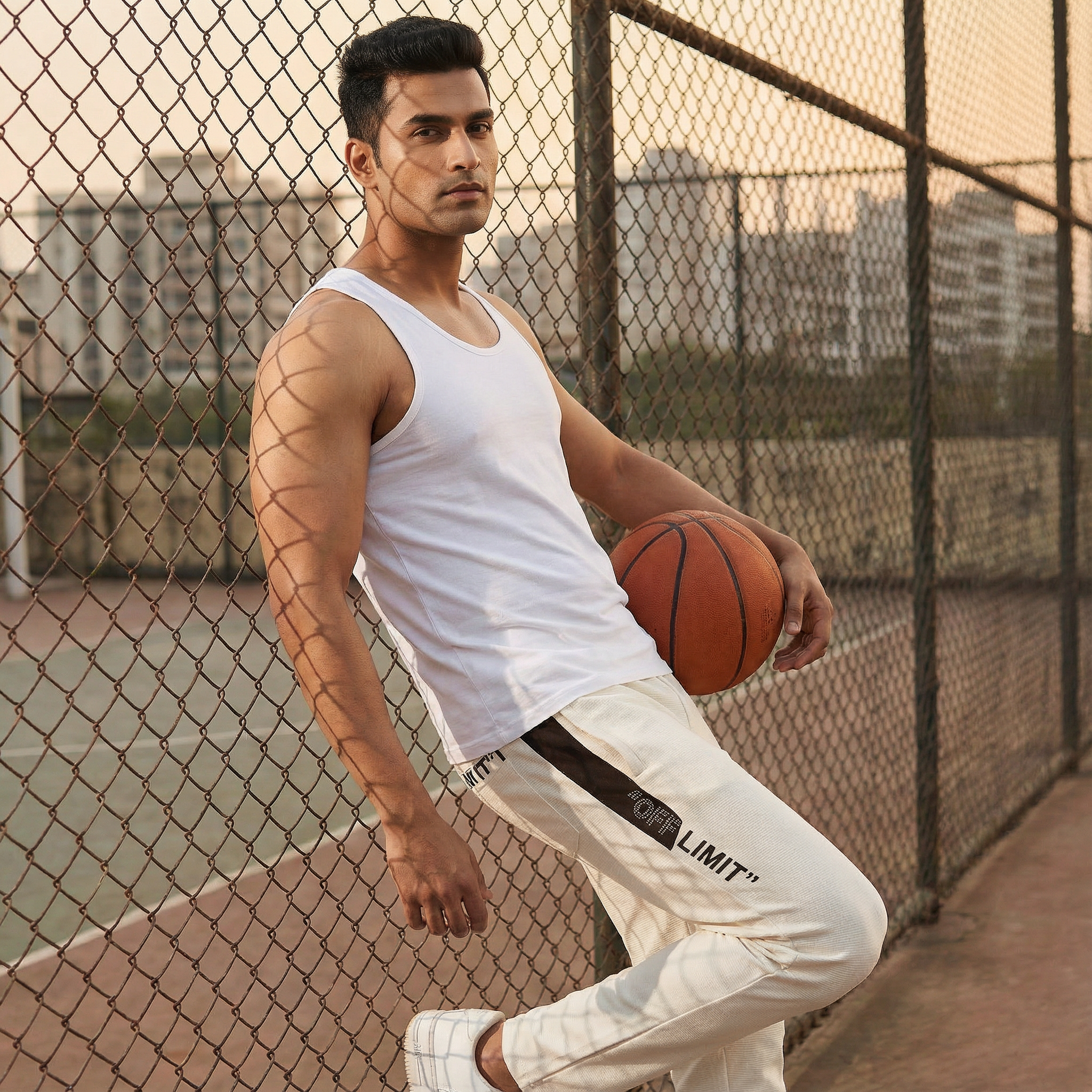 Off Limit Off White Track Pant