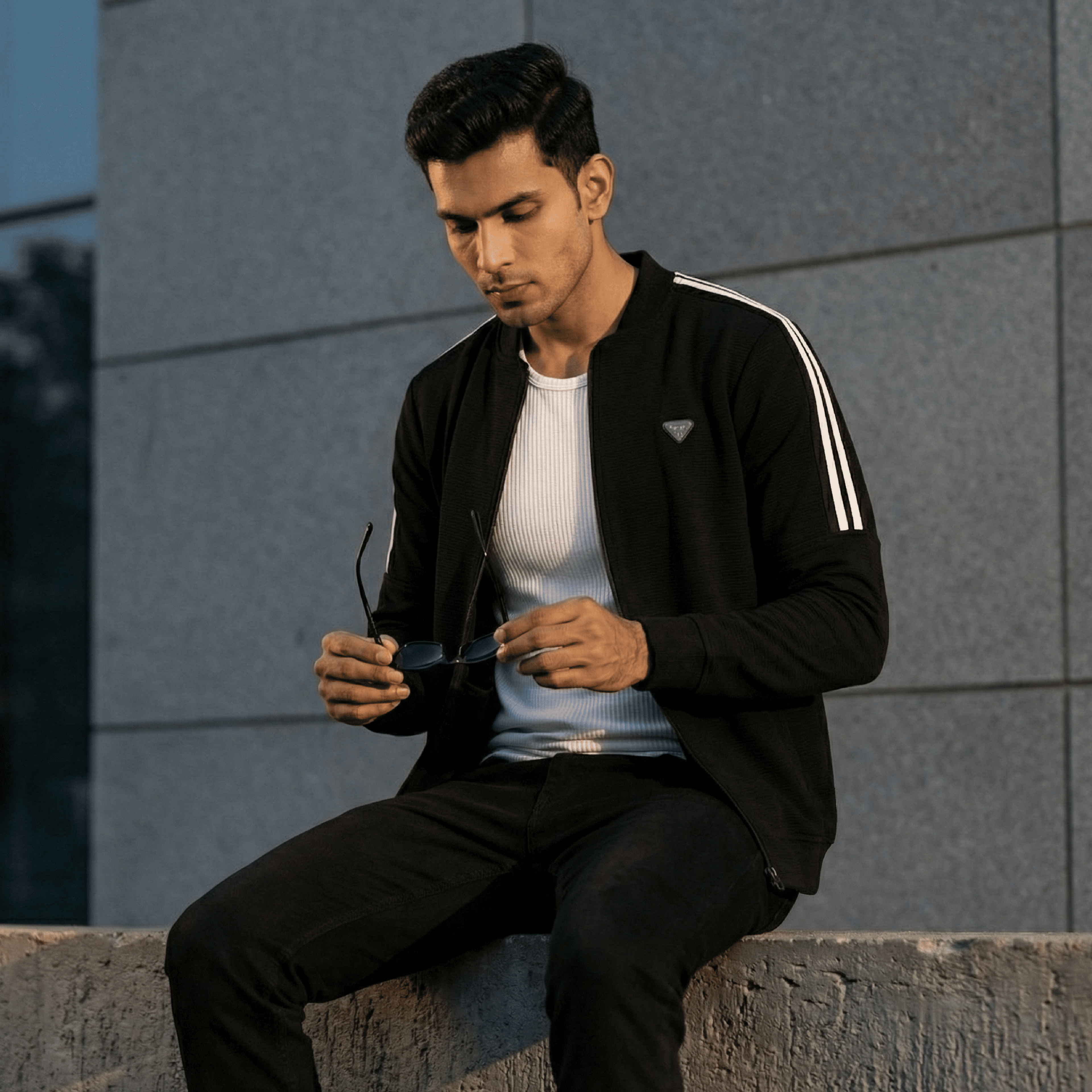 Shadow Zip Corduroy Jacket