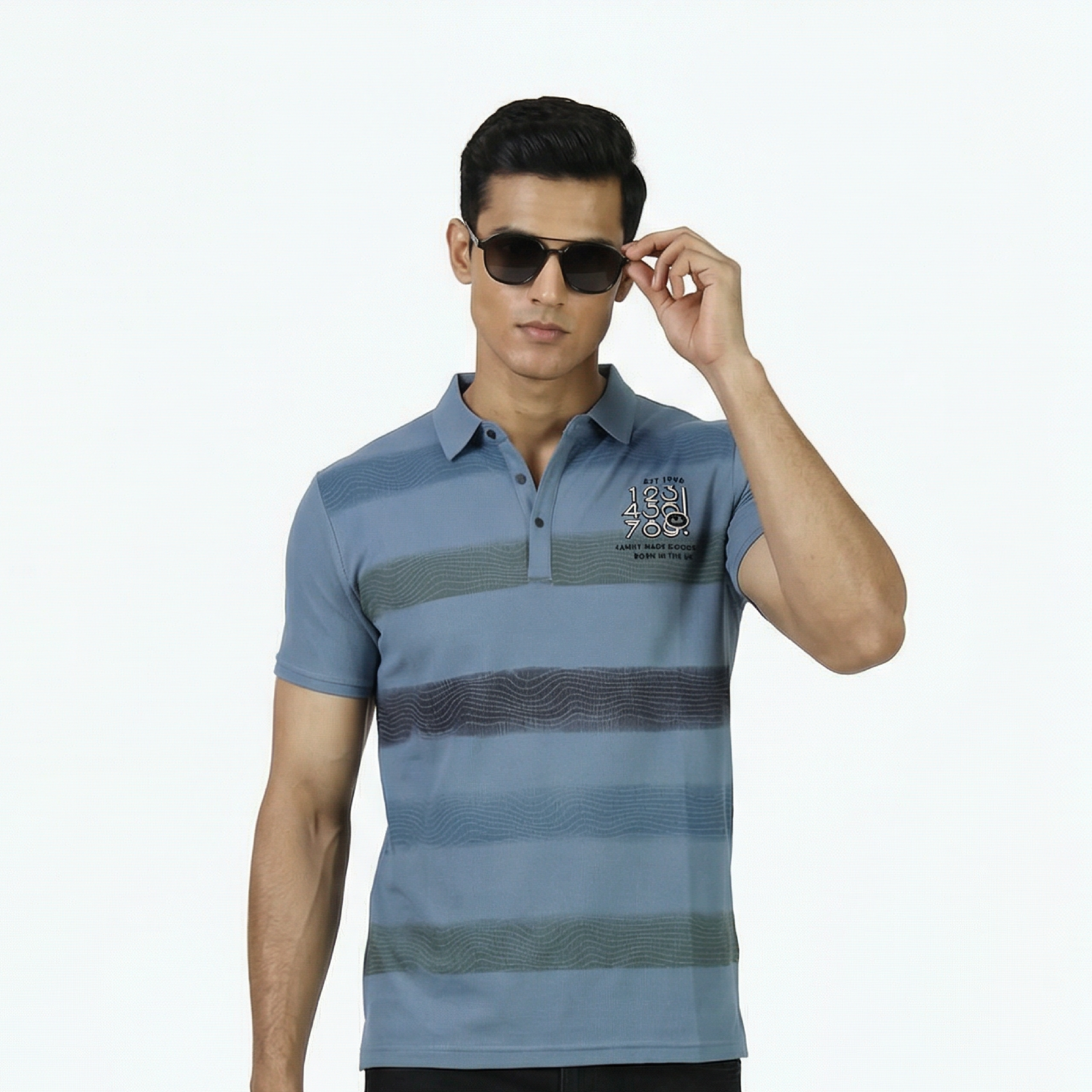 Numbers Blue T-shirt