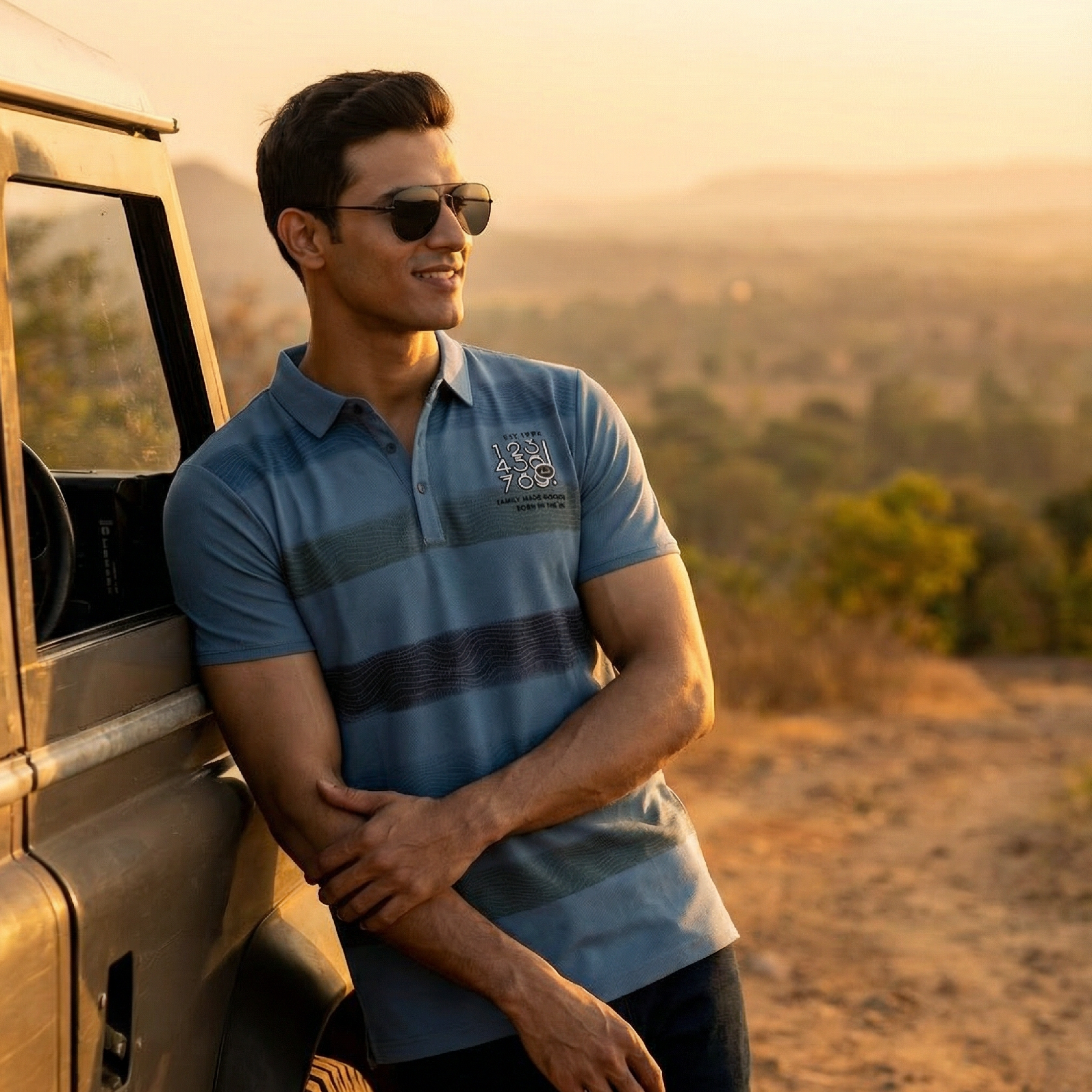 Numbers Blue T-shirt