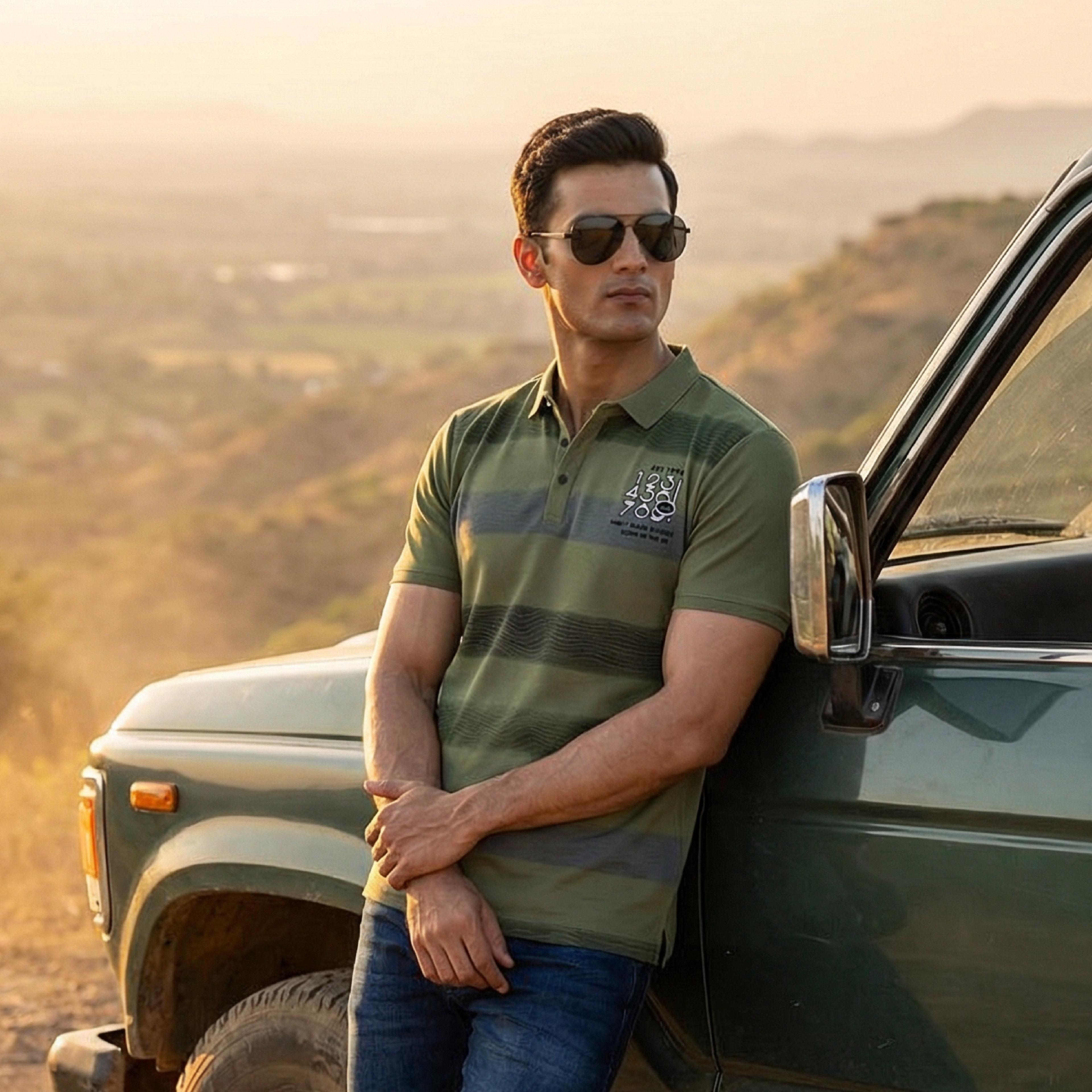 Numbers Green T-shirt