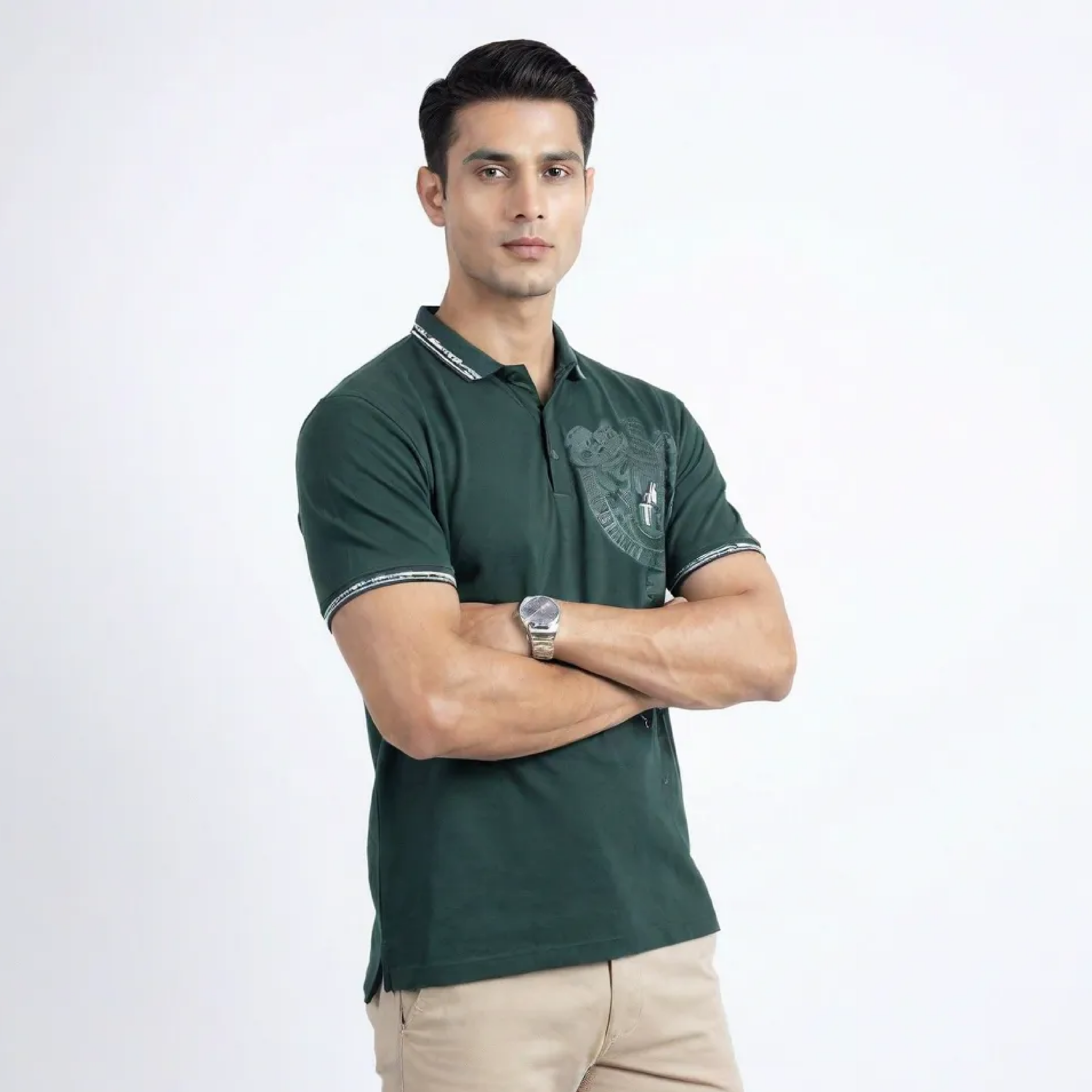 Teal Polo T-shirt