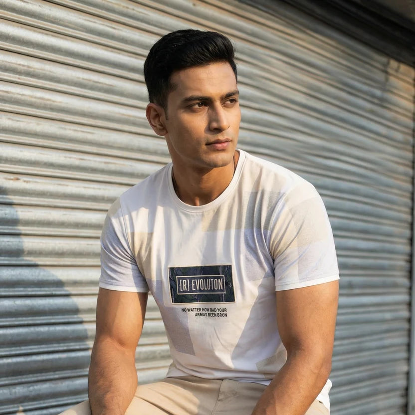 Revolution White T-shirt + Since 1998 Black Track Pant