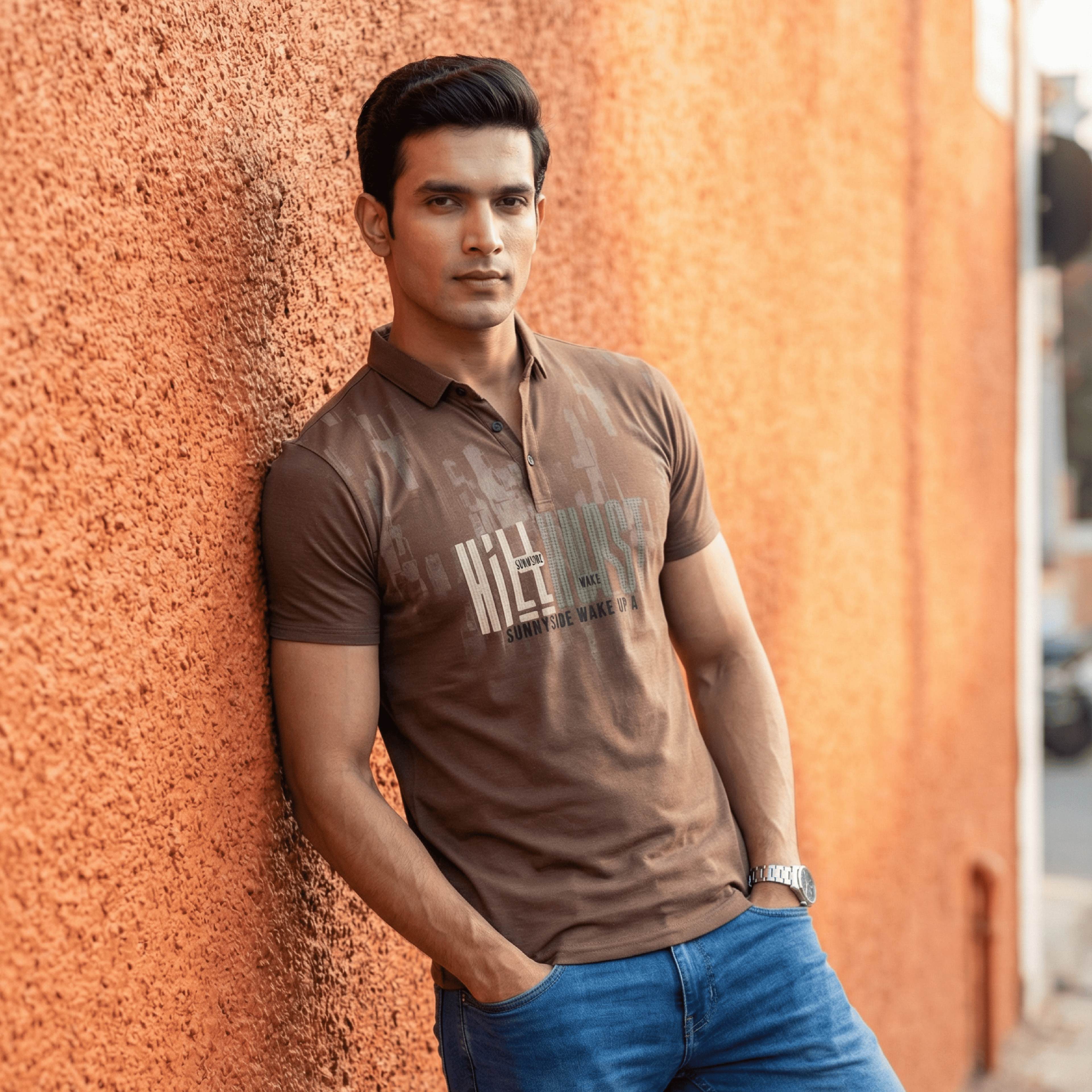 Hill Hurst Brown T-shirt