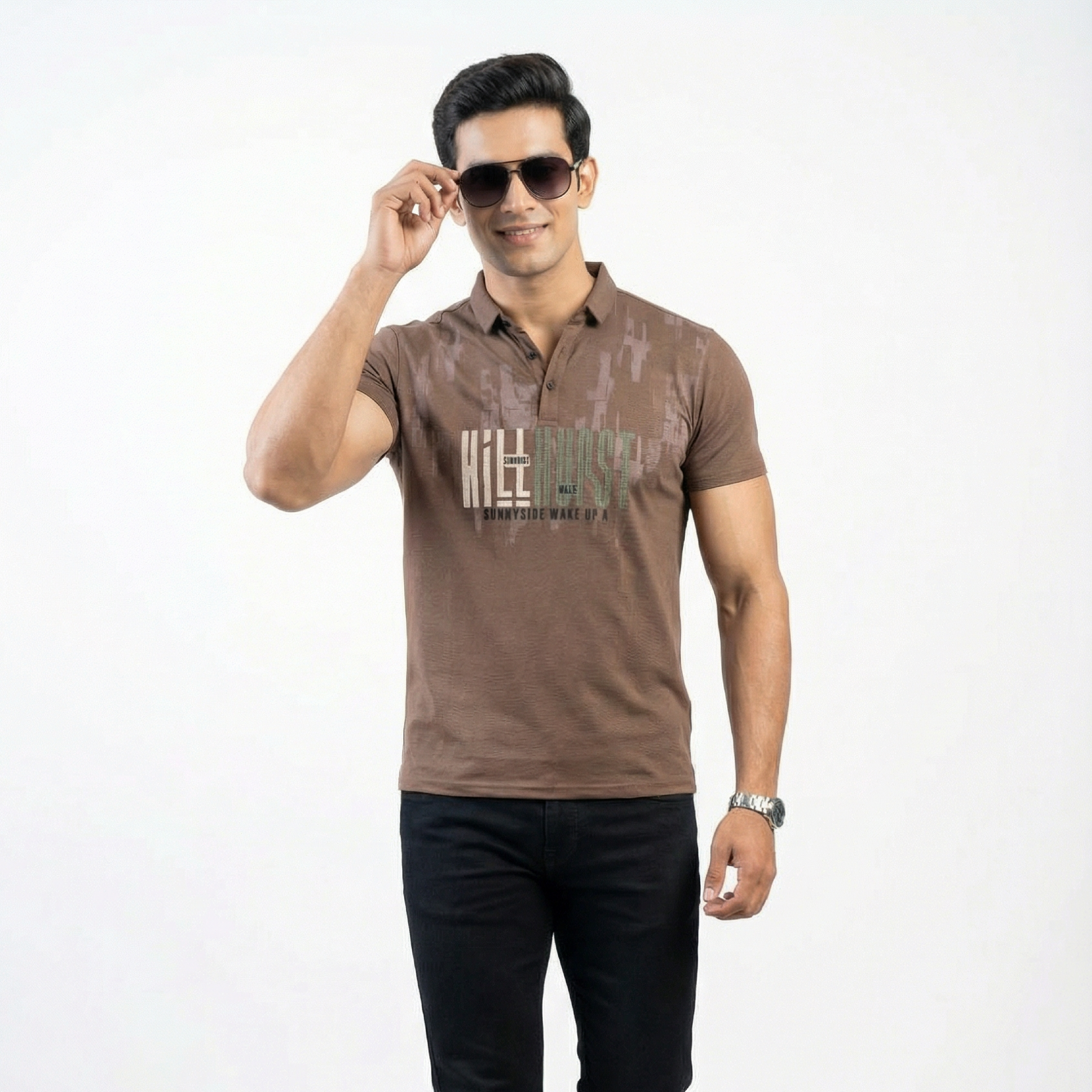 Hill Hurst Brown T-shirt